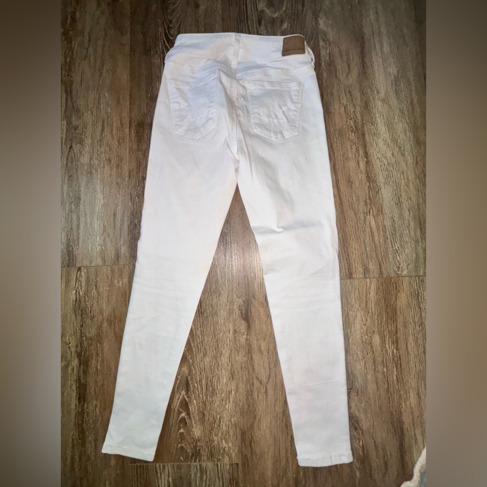 American Eagle Outfitters Skinny Jean Bundle of 3 (denim, white, black)😀 Size 4 - Picture 2 of 15